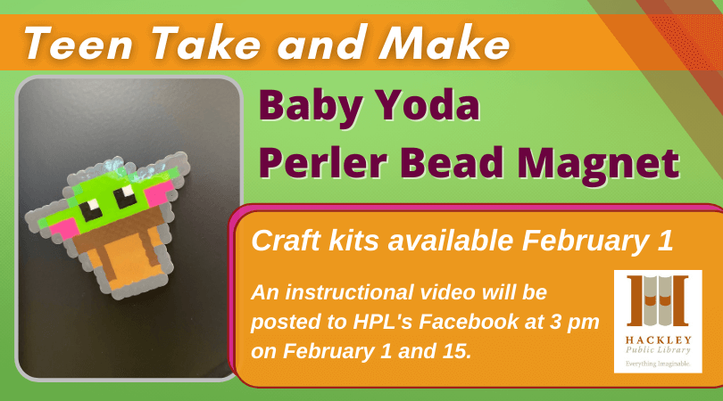 Teen Take And Make Baby Yoda Perler Bead Magnet Hackley Public Library I hope you guys like it.click on thumbs up to like the videoclick on subscribe button, and click on the bell to get notification for more up coming. hackley public library